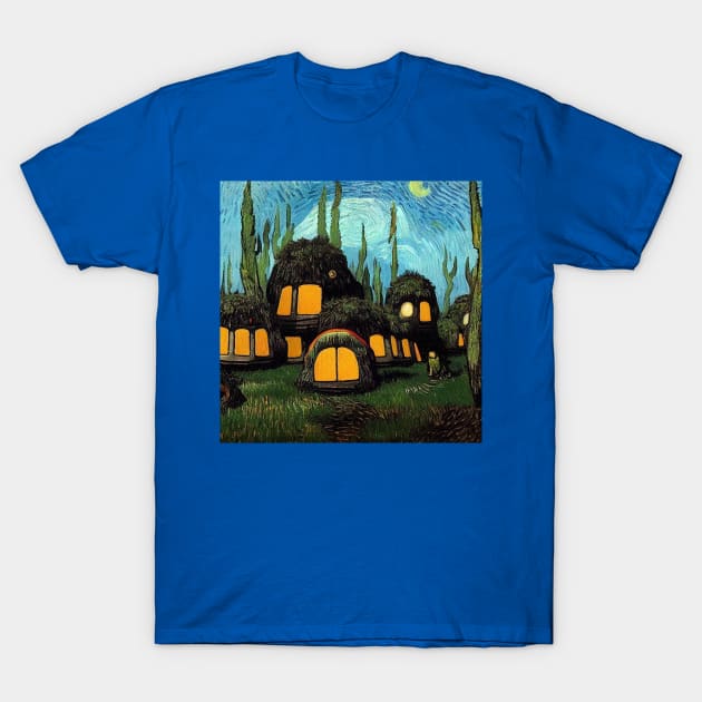 Starry Night in Kashyyyk T-Shirt by Grassroots Green